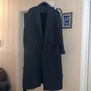 H&M grey wool coat